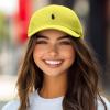 image:imageDALIX Lil Peace Sign Embroidered Cotton Cap Outdoor Dad Hat WomensYellow