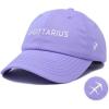 image:imageDALIX Sagittarius Dad Hat Embroidered Zodiac Astrology Cotton Baseball CapLavender