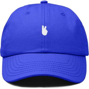 image:imageDALIX Lil Peace Sign Embroidered Cotton Cap Outdoor Dad Hat WomensRoyal Blue