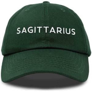 image:imageDALIX Sagittarius Dad Hat Embroidered Zodiac Astrology Cotton Baseball CapDark Green