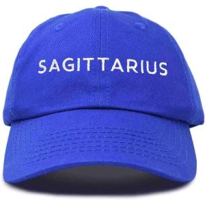 image:imageDALIX Sagittarius Dad Hat Embroidered Zodiac Astrology Cotton Baseball CapRoyal Blue