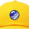 image:imageDALIX Embroidered Earth Baseball Cap Cotton Dad Hat MenGold