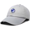 image:imageDALIX Embroidered Earth Baseball Cap Cotton Dad Hat MenGray