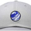 image:imageDALIX Embroidered Earth Baseball Cap Cotton Dad Hat MenGray