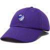 image:imageDALIX Embroidered Earth Baseball Cap Cotton Dad Hat MenPurple