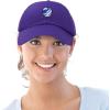 image:imageDALIX Embroidered Earth Baseball Cap Cotton Dad Hat MenPurple