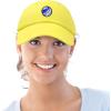 image:imageDALIX Embroidered Earth Baseball Cap Cotton Dad Hat MenYellow