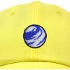 image:imageDALIX Embroidered Earth Baseball Cap Cotton Dad Hat MenYellow