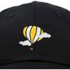 image:imageDALIX Embroidered Hot Air Balloon Dad Hat Cotton Cap Women Men TeensBlack