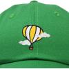 image:imageDALIX Embroidered Hot Air Balloon Dad Hat Cotton Cap Women Men TeensKelly Green