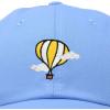 image:imageDALIX Embroidered Hot Air Balloon Dad Hat Cotton Cap Women Men TeensLight Blue