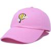 image:imageDALIX Embroidered Hot Air Balloon Dad Hat Cotton Cap Women Men TeensLight Pink