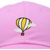image:imageDALIX Embroidered Hot Air Balloon Dad Hat Cotton Cap Women Men TeensLight Pink