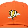 image:imageDALIX Embroidered Hot Air Balloon Dad Hat Cotton Cap Women Men TeensOrange
