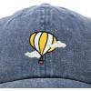 image:imageDALIX Embroidered Hot Air Balloon Dad Hat Cotton Cap Women Men TeensWashed Navy Blue