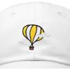 image:imageDALIX Embroidered Hot Air Balloon Dad Hat Cotton Cap Women Men TeensWhite