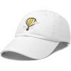 image:imageDALIX Embroidered Hot Air Balloon Dad Hat Cotton Cap Women Men TeensWhite