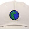image:imageDALIX Embroidered Pangea Earth Baseball Cap Cotton Dad Hat MenBeige