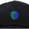 image:imageDALIX Embroidered Pangea Earth Baseball Cap Cotton Dad Hat MenBlack