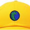 image:imageDALIX Embroidered Pangea Earth Baseball Cap Cotton Dad Hat MenGold