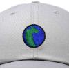 image:imageDALIX Embroidered Pangea Earth Baseball Cap Cotton Dad Hat MenGray