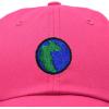 image:imageDALIX Embroidered Pangea Earth Baseball Cap Cotton Dad Hat MenHot Pink