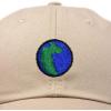 image:imageDALIX Embroidered Pangea Earth Baseball Cap Cotton Dad Hat MenKhaki