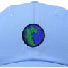 image:imageDALIX Embroidered Pangea Earth Baseball Cap Cotton Dad Hat MenLight Blue