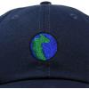 image:imageDALIX Embroidered Pangea Earth Baseball Cap Cotton Dad Hat MenNavy Blue