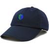 image:imageDALIX Embroidered Pangea Earth Baseball Cap Cotton Dad Hat MenNavy Blue