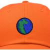 image:imageDALIX Embroidered Pangea Earth Baseball Cap Cotton Dad Hat MenOrange