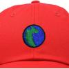 image:imageDALIX Embroidered Pangea Earth Baseball Cap Cotton Dad Hat MenRed