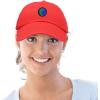 image:imageDALIX Embroidered Pangea Earth Baseball Cap Cotton Dad Hat MenRed