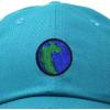 image:imageDALIX Embroidered Pangea Earth Baseball Cap Cotton Dad Hat MenTeal