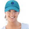 image:imageDALIX Embroidered Pangea Earth Baseball Cap Cotton Dad Hat MenTeal