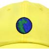 image:imageDALIX Embroidered Pangea Earth Baseball Cap Cotton Dad Hat MenYellow