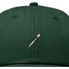 image:imageDALIX Paint Brush Embroidered Adjustable Artist Cotton Twill Dad Hat for MenDark Green