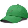 image:imageDALIX Paint Brush Embroidered Adjustable Artist Cotton Twill Dad Hat for MenKelly Green