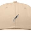 image:imageDALIX Paint Brush Embroidered Adjustable Artist Cotton Twill Dad Hat for MenKhaki