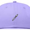 image:imageDALIX Paint Brush Embroidered Adjustable Artist Cotton Twill Dad Hat for MenLavender