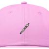 image:imageDALIX Paint Brush Embroidered Adjustable Artist Cotton Twill Dad Hat for MenLight Pink