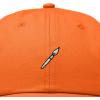 image:imageDALIX Paint Brush Embroidered Adjustable Artist Cotton Twill Dad Hat for MenOrange