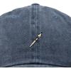image:imageDALIX Paint Brush Embroidered Adjustable Artist Cotton Twill Dad Hat for MenWashed Navy Blue