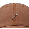 image:imageDALIX Paint Brush Embroidered Adjustable Artist Cotton Twill Dad Hat for MenWashed Orange