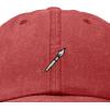 image:imageDALIX Paint Brush Embroidered Adjustable Artist Cotton Twill Dad Hat for MenWashed Red