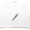 image:imageDALIX Paint Brush Embroidered Adjustable Artist Cotton Twill Dad Hat for MenWhite