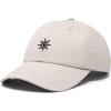 image:imageDALIX Ship Wheel Embroidered Dad Hat Adjustable Cotton Twill Baseball Cap Casual for MenBeige