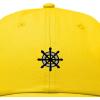 image:imageDALIX Ship Wheel Embroidered Dad Hat Adjustable Cotton Twill Baseball Cap Casual for MenGold