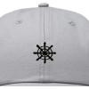image:imageDALIX Ship Wheel Embroidered Dad Hat Adjustable Cotton Twill Baseball Cap Casual for MenGray