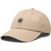 image:imageDALIX Ship Wheel Embroidered Dad Hat Adjustable Cotton Twill Baseball Cap Casual for MenKhaki